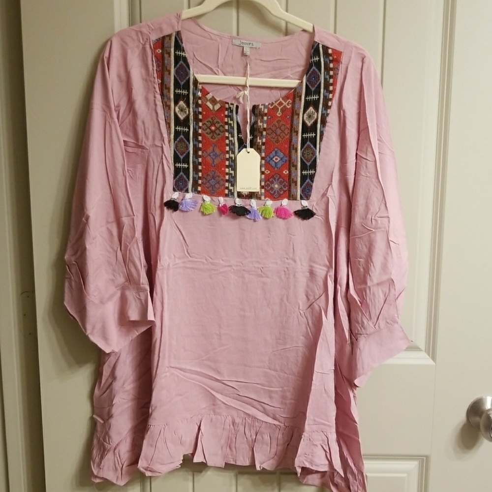 NWT pink tunic
